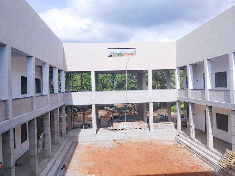 Construction of Don Bosco School of Excellence, Nochchiyagama